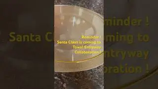 REMINDER !  SANTA CLAUS IS COMING TO TOWN ENTRYWAY COLLABORATION ! 🥰 #home