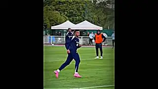 Mbappe scored a Panenka from France training session 🎯😏