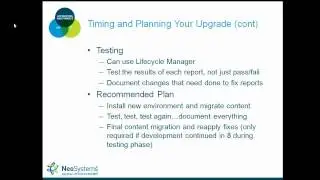 Beyond CP7 - Upgrading to Cognos 10