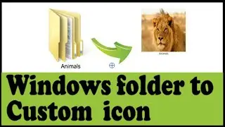 How To Change Folder Icon  in Windows | windows folder | folder icon | pc folder icon change