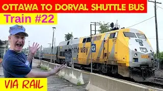 VIA RAIL YEE HAW Back on a TRAIN (#22) Ottawa to Dorval