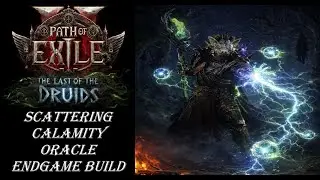 Path of Exile 2 Endgame Oracle build Scattering Calamity Gatling spell caster  planner & showcase