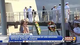 Service for last survivor of USS Arizona attack in Pearl Harbor
