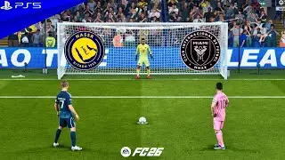 FC 26 | AL NASSR VS INTER MIAMI | RONALDO VS MESSI | PENALTY SHOOTOUT - PS5