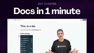 Get started with Whimsical Docs in 1 minute