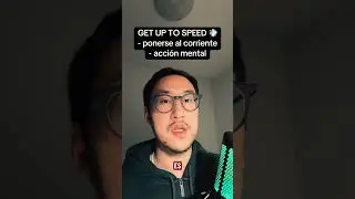 No confundas GET UP y GET UP TO SPEED en ingl&eacute;s 🧠