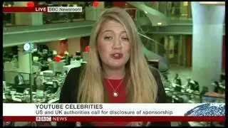 BBC World News appearance talking about digital advertising and celebrities