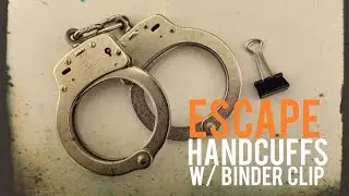 Pick Handcuffs with a Binder Clip