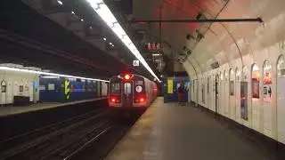 NYC Subway: Inwood-207 St bound R179 C Train leaving 181 St