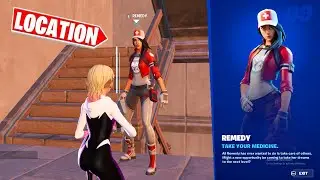 Talk to REMEDY (NPC #9 Location) | Fortnite Chapter 4 Season 2