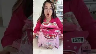 BIKIN TAS SNACK YANG LAGI VIRAL CHECKKK! SERBA PINK!😍💅 #shorts #itsmeissie