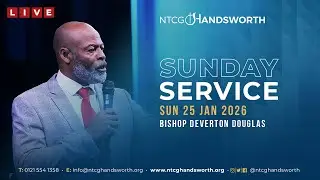 Sunday Service 25th January 2026  | NTCG Handsworth | Bishop Deverton Douglas