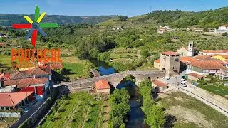 Ucanha 🌉 of the most beautiful medieval bridges and towers in Portugal - Tarouca - 4K UltraHD