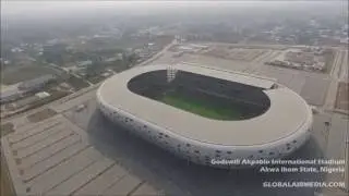 Godswill Akpabio (Akwa Ibom) International Soccer Stadium Nigeria Drone Video