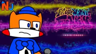 (PHOTOSENSITIVE WARNING) NuT-JoB Sings Knockout | FNF-Indie Cross | NuTJoB | Animation