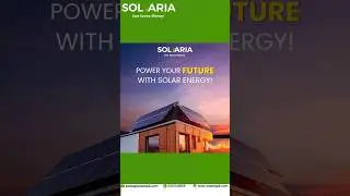Power Your Future With Solar Energy ⭐ #solarsolutions #solaria #solarenergysystem #solarenergysystem