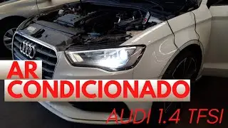 Como TESTAR a alimenta&ccedil;&atilde;o PWM da v&aacute;lvula torre do compressor do ar condicionado do Audi