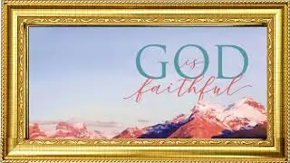 Gold Frame TV Art Screensaver for TV Wallpaper NO sound #nosound Bible for the Spirit.