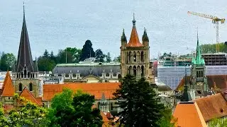 #Vaud #Panorama #Lausanne's Architectural Center Лозанна центр   HDR10+ 4k zoom 240mm S5K3J1