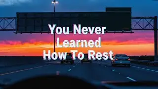 You Never Learned How To Rest 🚘 Soft Retrowave Highway Drive Mix For Soft Souls