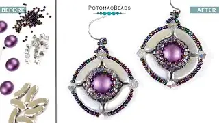 Shieldmaiden Earrings - DIY Jewelry Making Tutorial by PotomacBeads