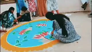 the MGR engineering College the Sankranti festival is full enjo
