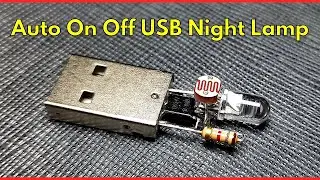 How To Make Automatic Night Lamp | Night Lamp DIY | USB Night Lamp
