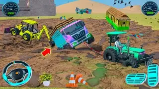 🔴Daldal Me Fasa Truck: JCB vs Mud! 🔥 खतरनाक रेस्क्यू ऑपरेशन | Extreme Off-Roading 🚛 #truck #jcb 