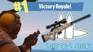 Можно ли победить, используя ТОЛЬКО СНАЙПЕРОВ в FORTNITE?