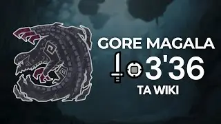 【MHWilds】Gore Magala (Arena) -  3'36 / Sword and Shield (TA Wiki - No Mantle/Palico)