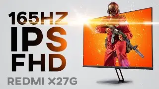 Redmi X27G flat dizayndagi yuqori tezlik 165hz monitor sifatli IPS matritsa