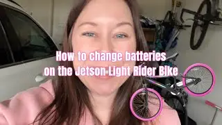 Jetson Light Rider bike how to install batteries #bike #amazon #jetsonbike 