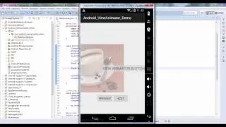 Android ViewAnimator Demo