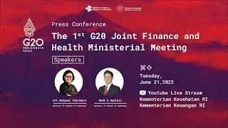 [LIVE] - Press Conference The 1st G20 Finance And Health Ministerial Meeting