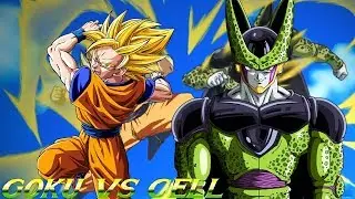 Goku Meets Cell In The Ring HD (Epic scene)