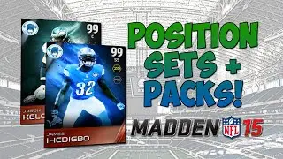 MUT 15 - SS & Center Positional Sets! | Madden 15 Ultimate Team - All Madden Pack Opening