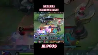 Aldous Triple kill + 11 kills MLBB 2023 #aldous #shorts
