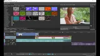 12 Vegas Pro интерфейс, звук