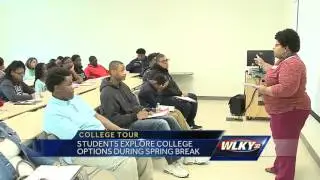 Students explore college options during spring break