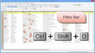 EmEditor v14.6 new features: Enhanced CSV features, Filter Bar, Sort by Multiple Columns