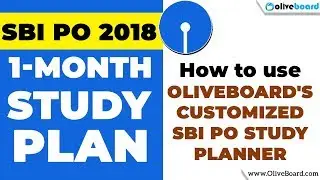 SBI PO Study Planner | SBI PO Preparation 2018