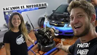 SACANDO EL MOTOR DEL VECTRA!!!