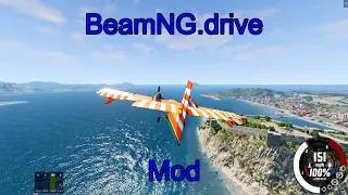 BeamNG Canadair CL-215 Mod Showcase – Realistic Plane Landing & Crash Test!