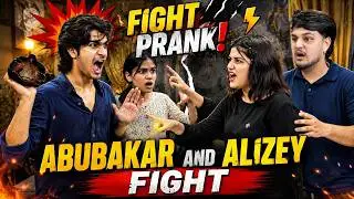 ABUBAKAR & ALIZEH FAKE FIGHT PRANK ON ALISHA & ALI // SAB SHOCKED // ALISHA & ALI NARAZ
