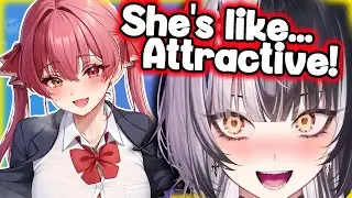 Shiori shows Advent girls in a hilarious way using her model【Shiori Novella / HololiveEN】