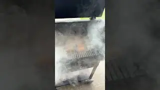 Smoke daddy smoking cheese #bbq #smokedaddy #smokingcheese