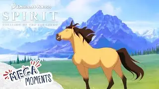 This Is Where I Belong🐴 | Spirit: Stallion of the Cimarron | Movie Moments | Mega Moments