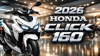 Honda Click 160 z 2026 r. | Najwyższa moc, styl i inteligentna hulajnoga roku 2026