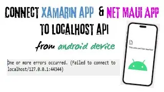 failed to connect to localhost/127.0.0.1 android