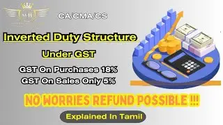 Inverted Tax Structure under the GST regime| Refund of unutilized ITC |CA|CMA|CS